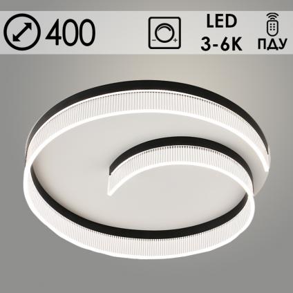 Люстра 3160/500 BK черный 2х33W LED 3000K-6000К d500 ПДУ диммер, 24